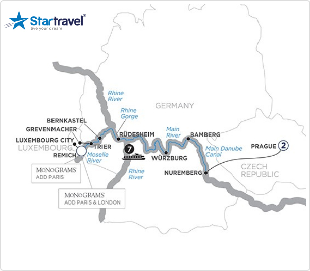 Khám phá vùng Trung Âu hoa lệ cùng du thuyền sông Avalon