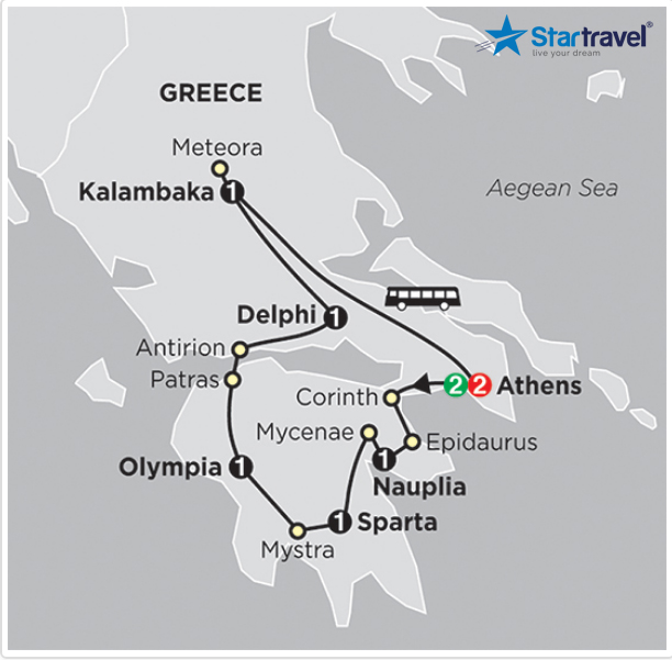 Hy Lạp - Vùng đất của các vị thần