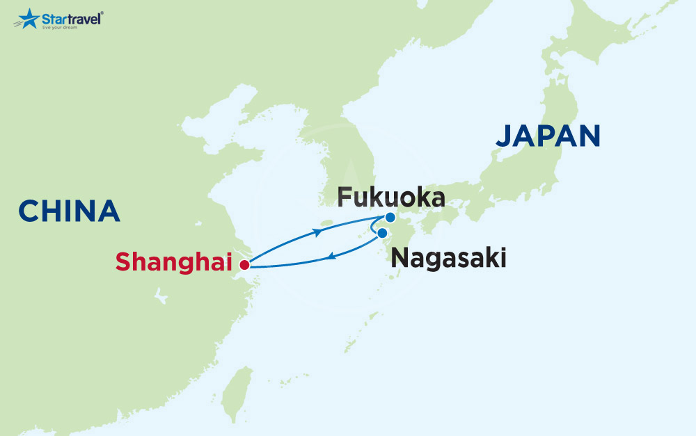 Tour Du thuyền 5 sao khám phá Trung Quốc - Nhật Bản