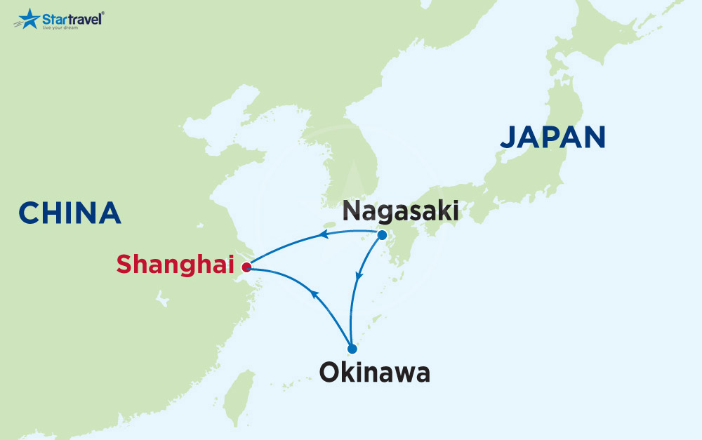 Trải nghiệm hải trình Thượng Hải - Okinawa - Kagoshima cùng Spectrum of the Seas