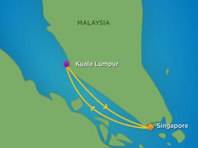 Tour du thuyền 5 sao Singapore - Malaysia