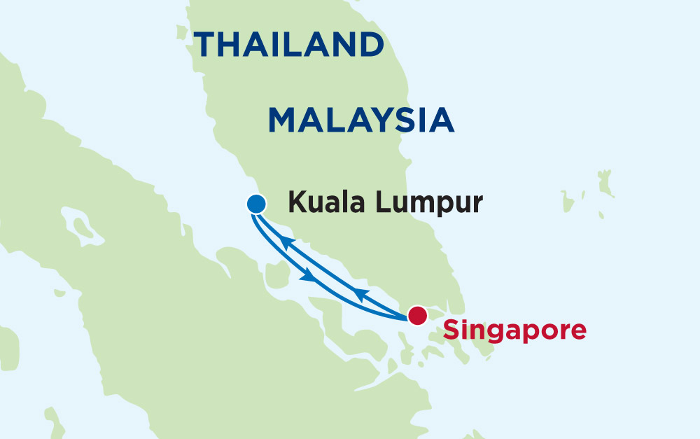 Trải nghiệm Du thuyền 5 sao với hải trình Singapore - Kuala Lumpur