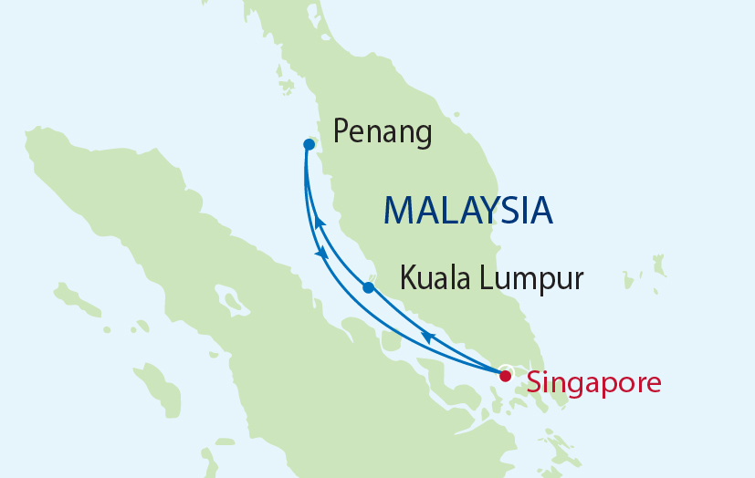 Du thuyền 5 sao khám phá Singapore - Malaysia