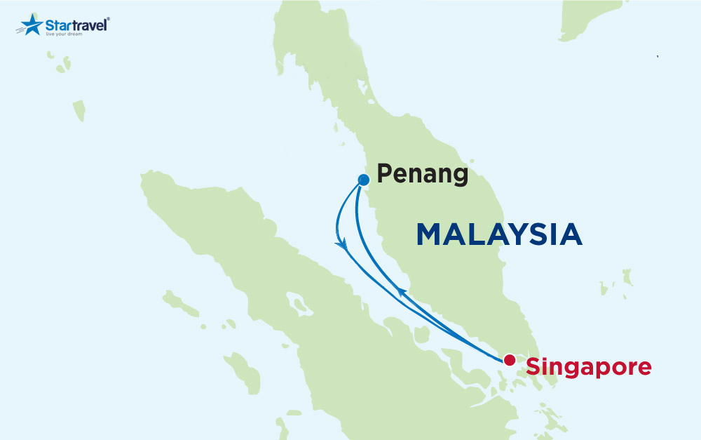 Hải trình khám phá Penang - Thành phố xinh đẹp của Malaysia