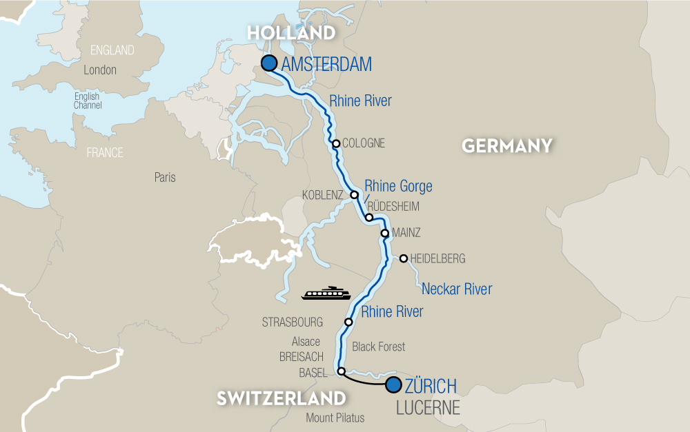 Xuôi dòng sông Rhine cùng Avalon Tranquility II