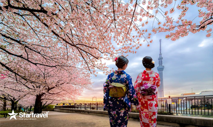 Rạng rỡ sắc xuân Nhật Bản