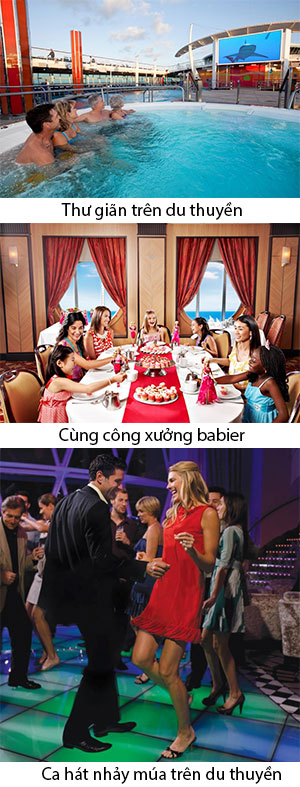 Ngày 02: THƯ GIÃN TRÊN TÀU (Ăn: phục 24/24 trên du thuyền)