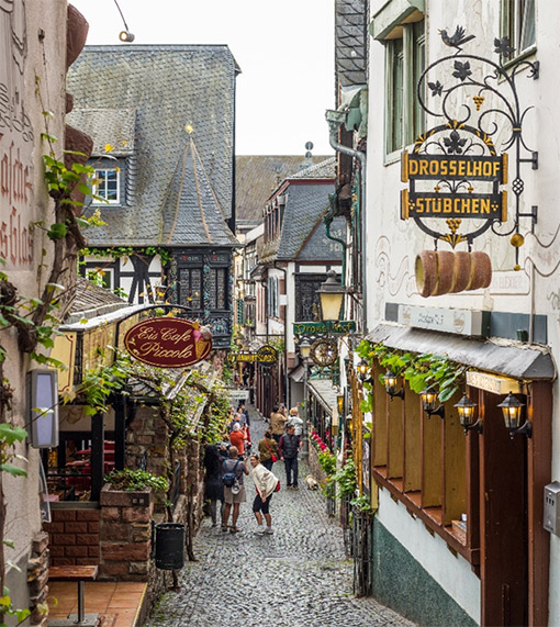 Ngày 07: Rudesheim - Rhine - Gorge - Koblenz (Ăn: Sáng, Trưa, Tối)
