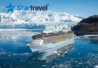Hạ cánh Alaska trên du thuyền 5 sao Ovation of the Seas