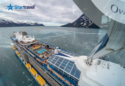 Đến Alaska ngắm cá voi nhảy múa trên du thuyền 5 sao Ovation of the Seas