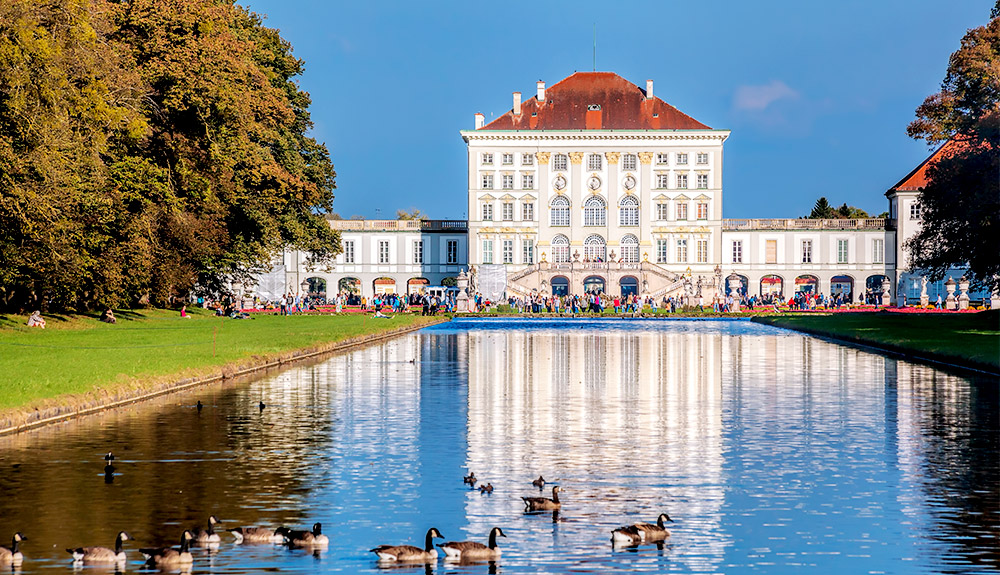 cung điện schloss nymphenburg munich duc