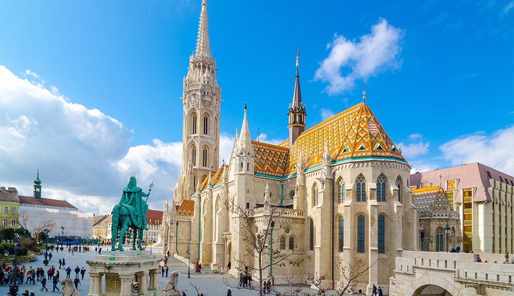 Lâu đài Buda thành phố Budapest Hungary