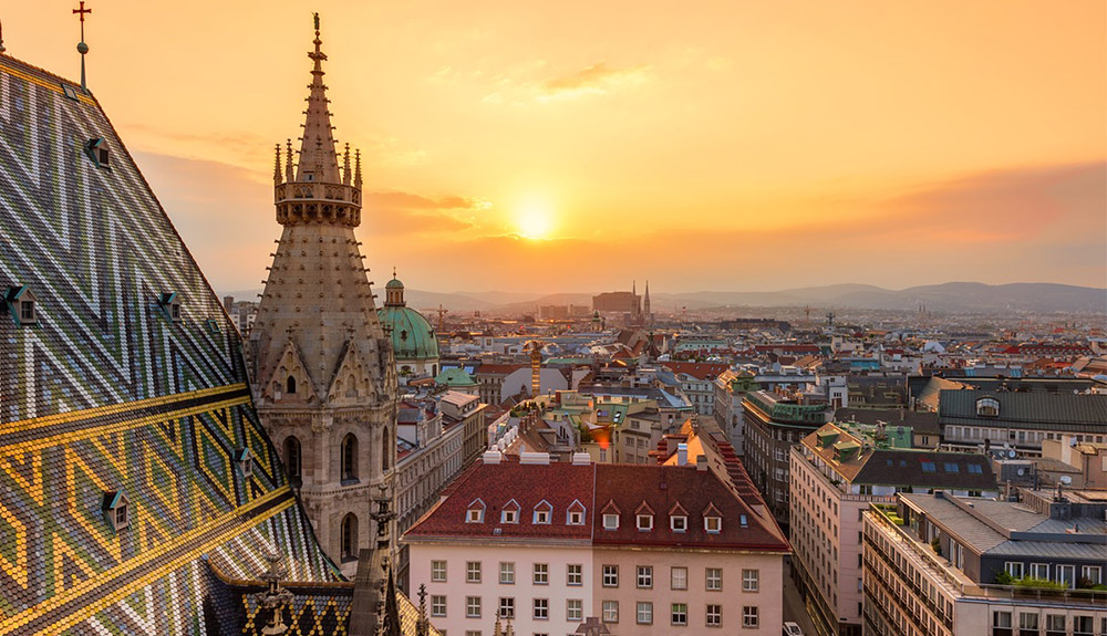 du lịch châu âu cảnh quan thành phố vienna