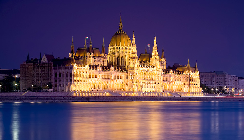 du lịch châu âu cảnh quan budapest về đêm