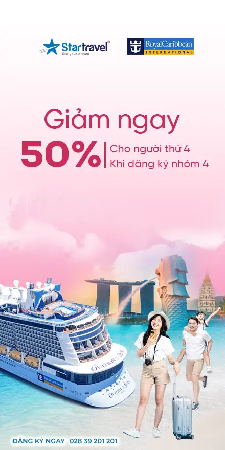 GIẢM 50% CHO NGƯỜI THỨ 4