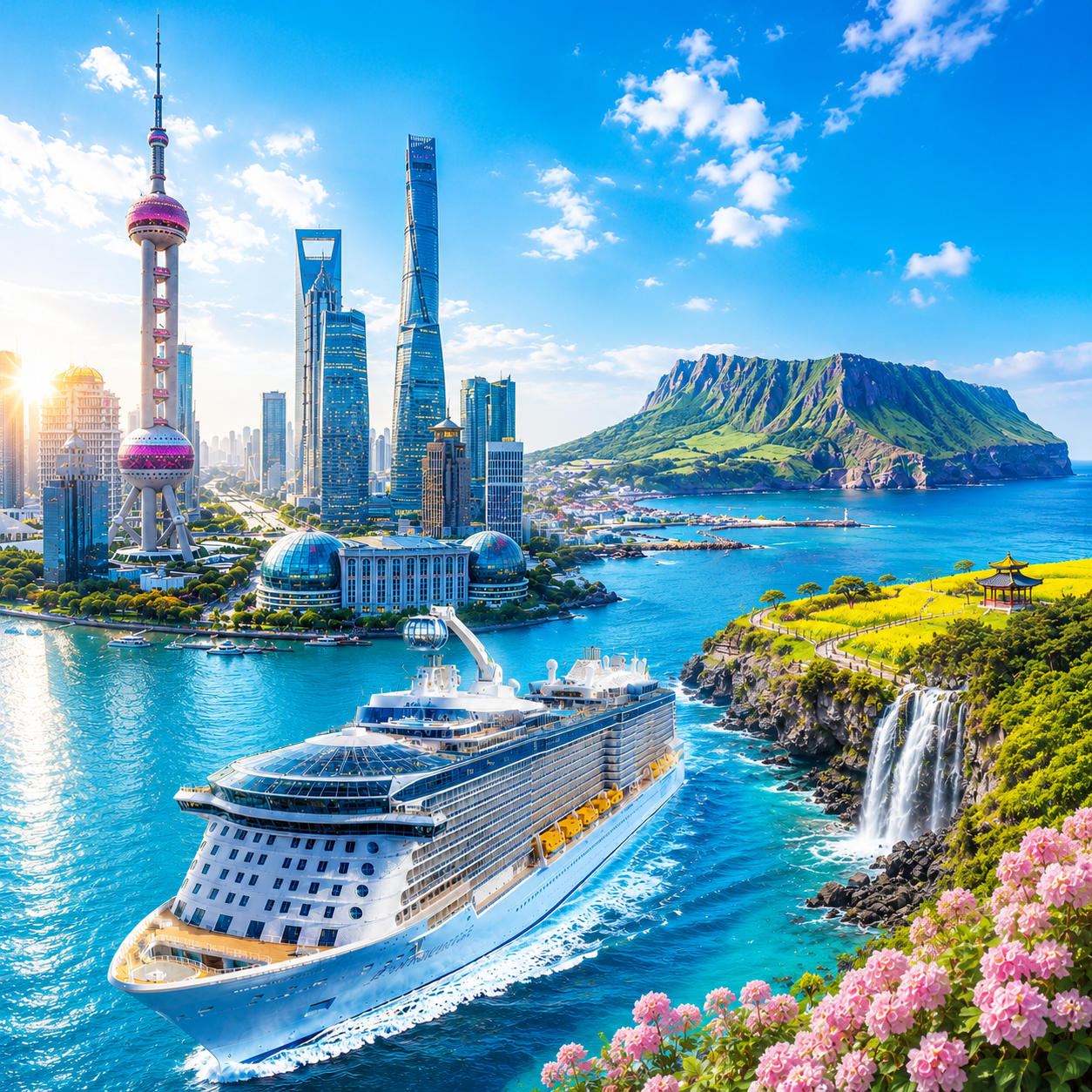 Hành trình mùa hè - gắn kết gia đình giữa đại dương & sắc hoa Jeju