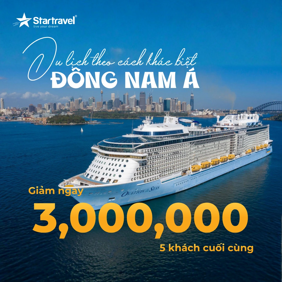 Hải trình vi vu Đông Nam Á cùng Ovation of the Seas | Singapore - Malaysia - Thái Lan
