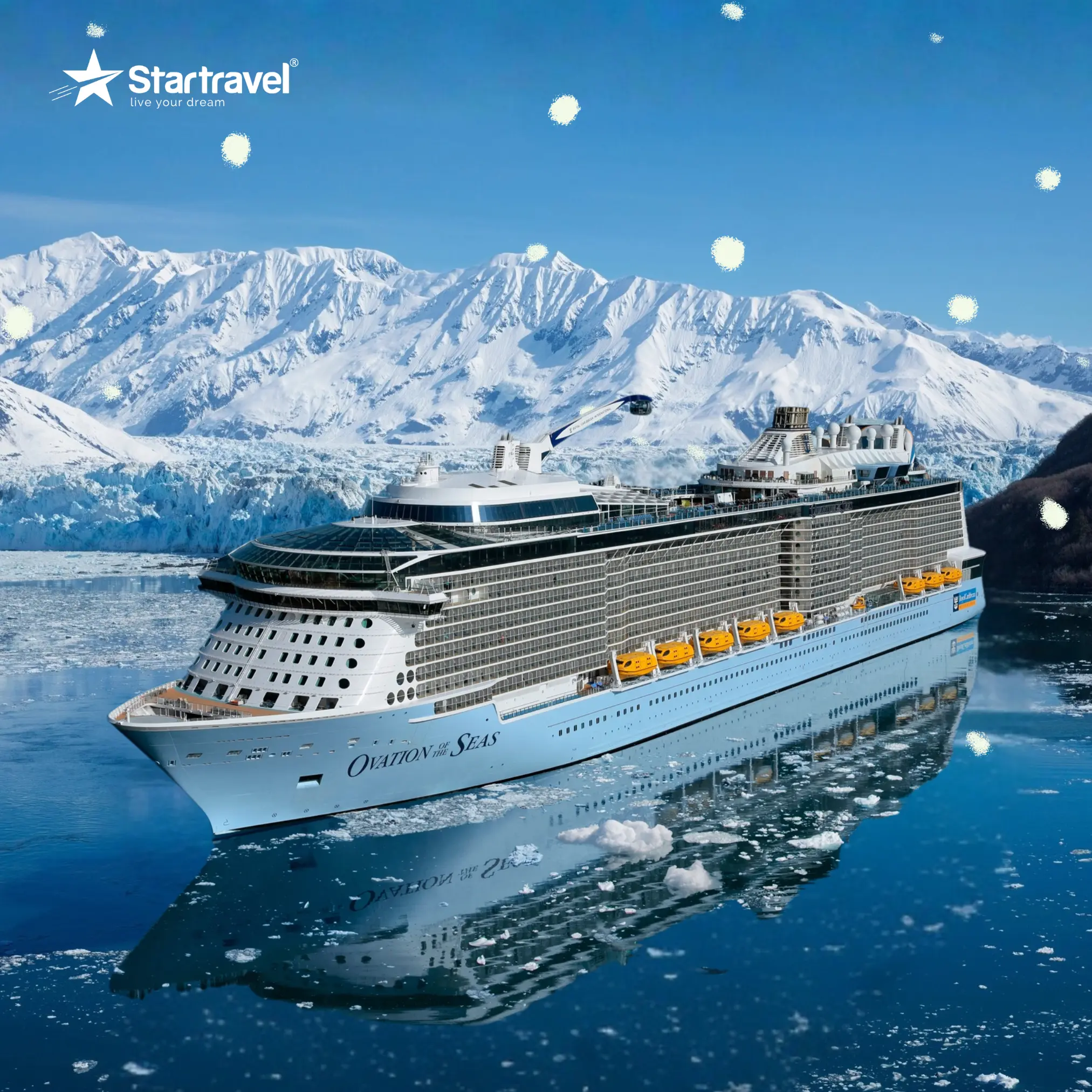 Chạm vào tuyệt tác thiên nhiên cực Bắc cùng du thuyền 5 sao