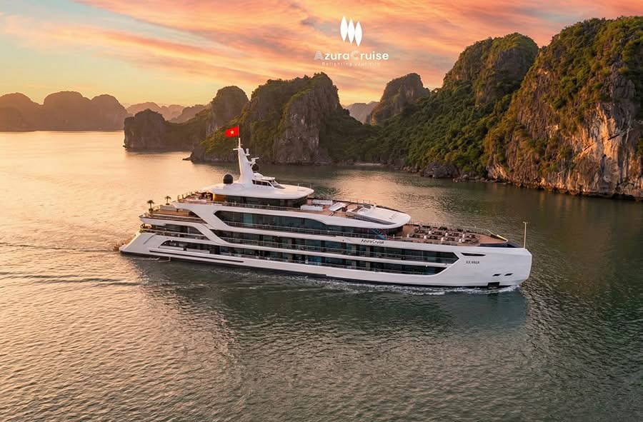 Azura Cruise 2 ngày 1 đêm tuyến Hà Nội - Hạ Long - Vịnh Lan Hạ
