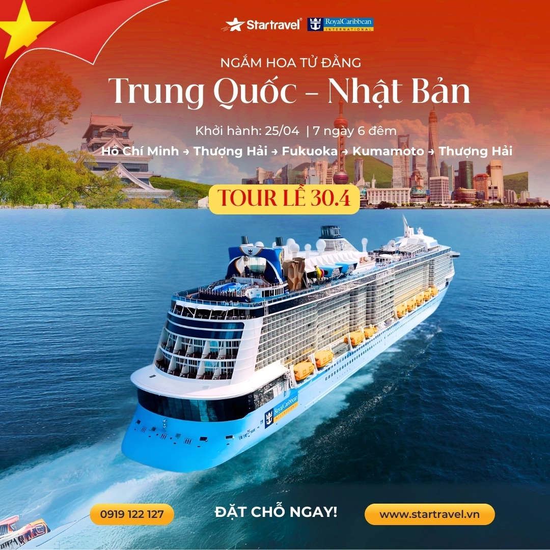 Hành trình du xuân Nhật Bản mùa hoa tử đằng