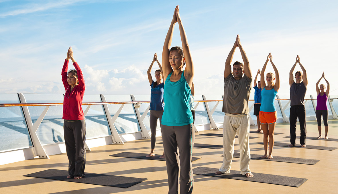 du thuyền biển yoga trên du thuyền