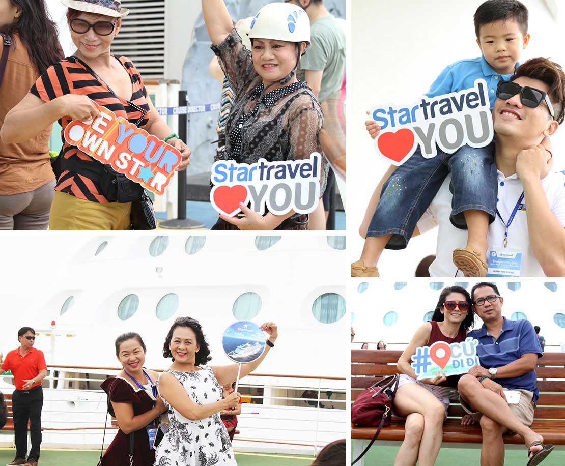 Du khách Star Travel tưng bừng đón lễ 30/04 trên du thuyền 5 sao