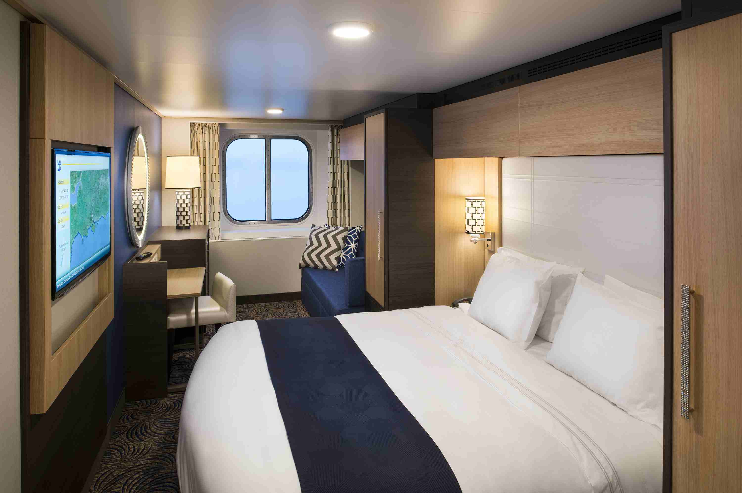 3 loại phòng trên những chiếc du thuyền của Royal Caribbean