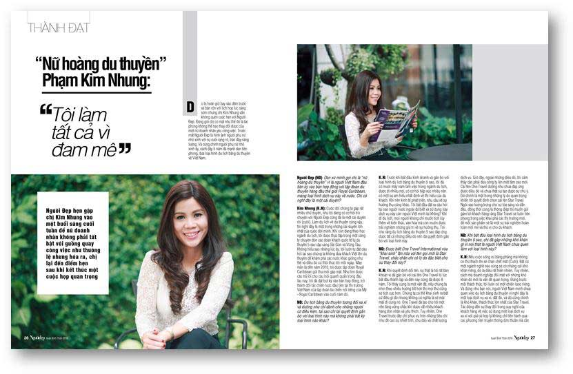Nữ hoàng du thuyền Phạm Kim Nhung: 'Tôi làm tất cả vì đam mê'