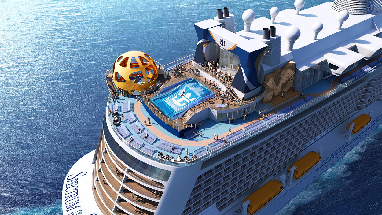 Có gì trên siêu phẩm du thuyền Spectrum of the Seas?