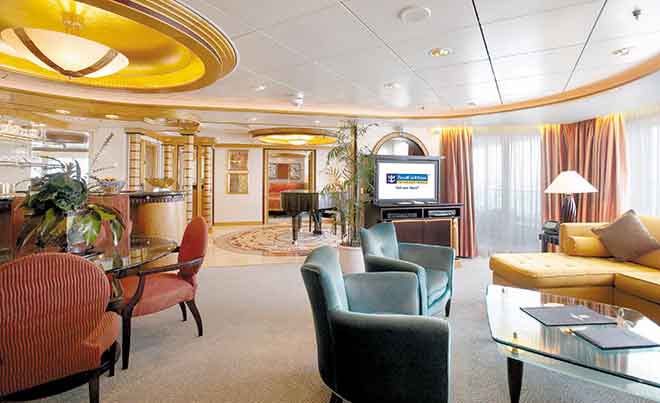 Phòng Suite trên du thuyền 5 sao Mariner Of The Seas