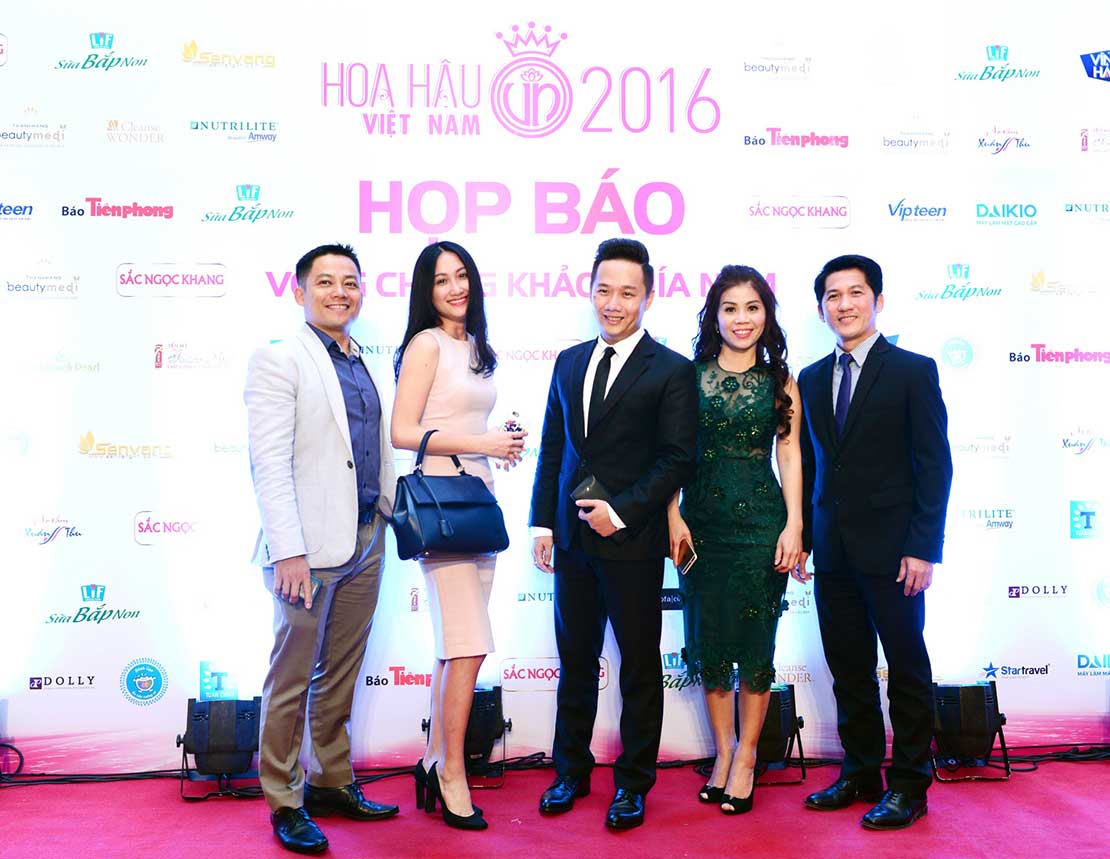 Nữ Hoàng du thuyền Nikkie Phạm tham dự họp báo Hoa Hậu Việt Nam 2016