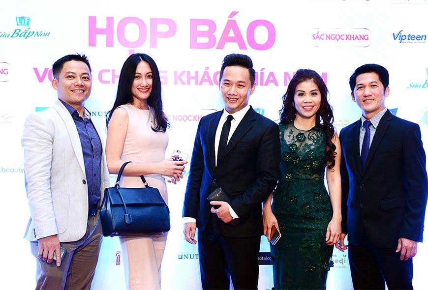 Nữ Hoàng du thuyền Nikkie Phạm tham dự họp báo Hoa Hậu Việt Nam 2016