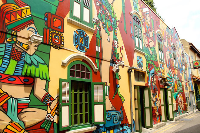 khám phá du lịch Haji Lane Singapore