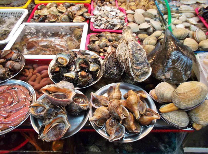 Khám phá chợ hải sản Busan