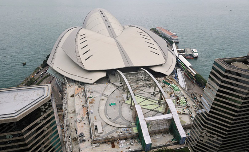 Trung tâm Hội nghị và triển lãm Hồng Kông - Cánh chim vút bay vào biển khơi