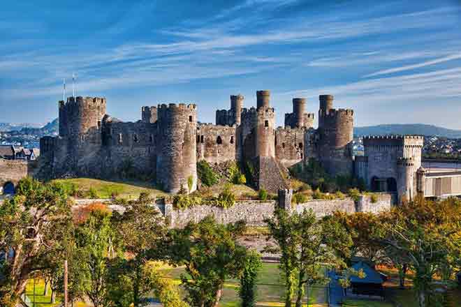 Lâu đài Conwy , Conwy, Wales