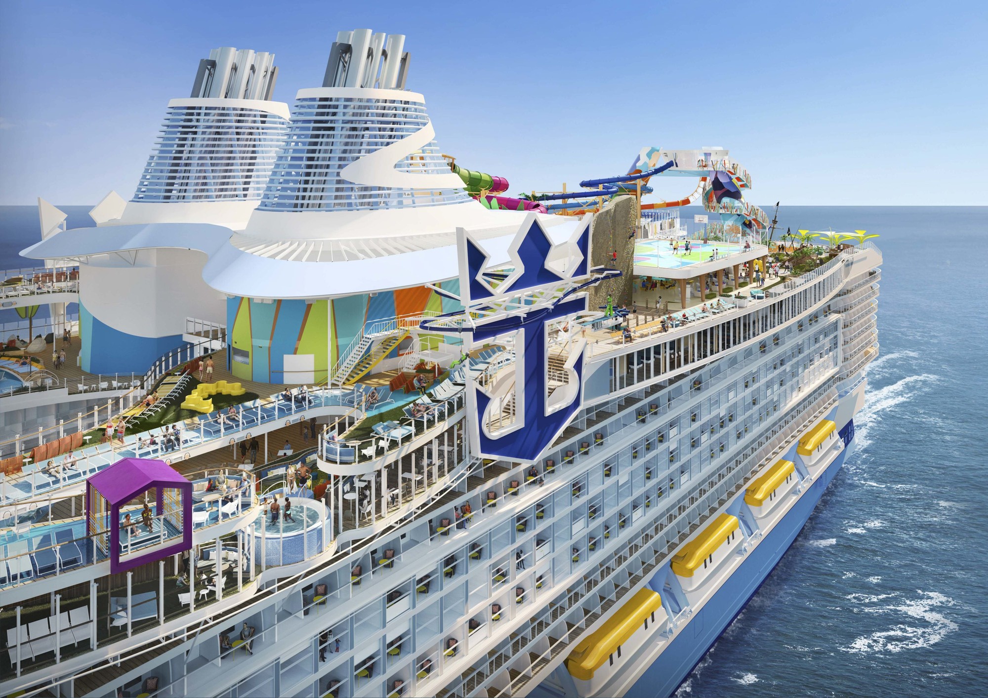 Sự cố cháy trên du thuyền lớn nhất thế giới Icon of the Seas 