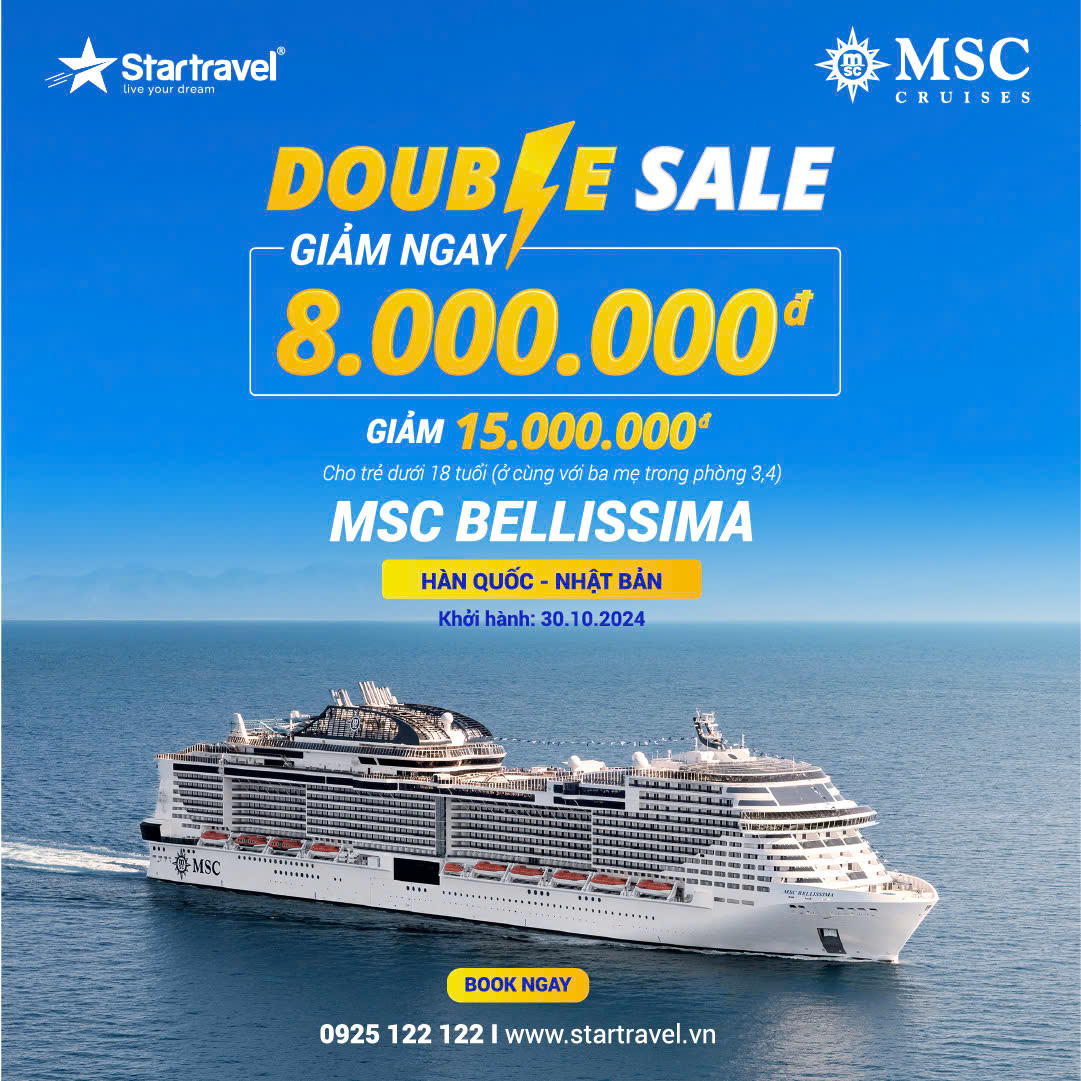 DOUBLE SALE CHÀO MÙA THU RỰC RỠ - TOUR DU THUYỀN NHẬT BẢN - HÀN QUỐC GIẢM ĐẾN 8 TRIỆU ĐỒNG